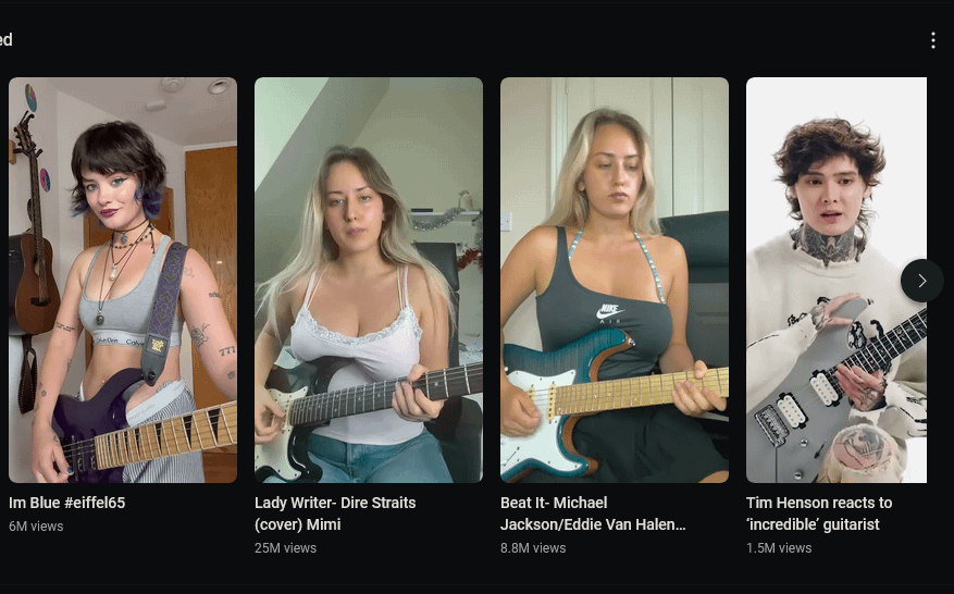Mimi guitar boobs Escorte a granby